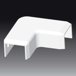 Pokrywa kątowa dla kanałów LV 18X13 biała 8733_HB