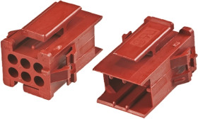 Obudowa złącza 6-pinowe 3-rzędowe raster: 4.19mm TE Connectivity Żeński Miniature Rectangular II Złącze Centerline z