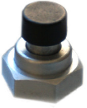 Cap, round, Ø 9 mm, (H) 5 mm, red, for pushbutton switch, 20.17804.02