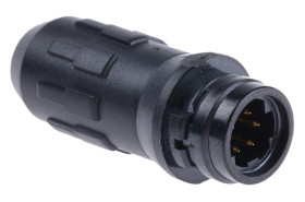 Złącze wielostykowe przemysłowe 6-pinowe Miniaturowe Montaż na kablu Hirose