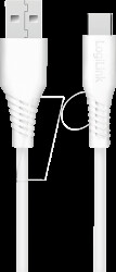 CU0254 Sync and charging cable, USB-C -> USB-A, 2.0 m, white