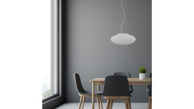 Lampa Wisząca Ring Średni Cct 1Xled Czarny Lp-909/1P M Bk Cct Light Prestige