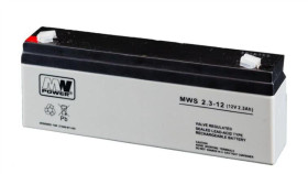 Akumulator Vrla Agm 12V 2,3Ah (Żywotność 3-5Lat) Mws2,3-12