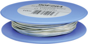 Switching wire, copper, silver-plated, (L) 10 m, Ø 0.6 mm, 1516006/10