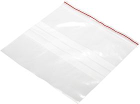 Woreczek strunowy z paskiem opisowym, 200 x 200 mm