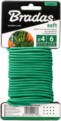 Drut ogrodniczy SOFT 4mm x 6m Bradas TYDS4X6