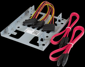 BRACKET25X2 Dual 2.5" SATA HDD to 3.5" Mount Bracket