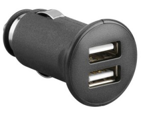 ładowarka USB samochodowa 2,1A GOOBAY 43184 z dwoma gniazdami