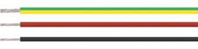 Silicone-switching strand, halogen free, SiF, 4.0 mm², green/yellow, outer Ø 4.2 mm, 23813