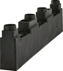 Nośnik izolacyjny szyn prądowych o rozstawie 60 mm, 3-bieg. BBS-60/3 001696001