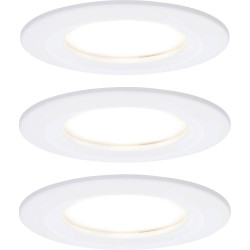 Paulmann 93460 Nova Bathroom Recessed Light Set LED 18W IP44 White Matt