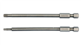 Bit, Grot Długi Torx Secur 2 Szt.T10*100 T25*100