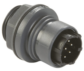 Złącze wielostykowe przemysłowe 8-pinowe Montaż przedni Wtyczka Bulgin