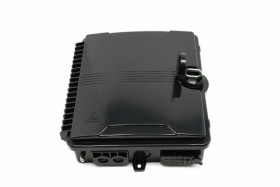 Mufa światłowodowa TELCOLINE 12F, 2 wejścia, 12 wyjść, GFP-12C-BL, czarna