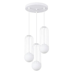 Lampa wisząca BRINA 3P biała