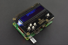 16x2 I2C RGB LCD Keypad HAT with RGB Font [Discontinued]