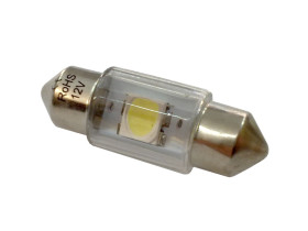 Żarówka LED walcowa C5W 31mm zimny biały 12V FT31-1smd5050