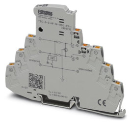 Ochronnik przeciwprzepięciowy 15 V DC na szynę DIN Phoenix Contact Urządzenie ochrony przeciwprzepięciowej 10kA