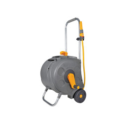 Hozelock 2416R0000 2416 Freestanding Compact Hose Reel &#x2B; 30m of 12.5mm Hose