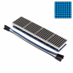 Matryca wyświetlacz LED 8x32 MAX7219 niebieski