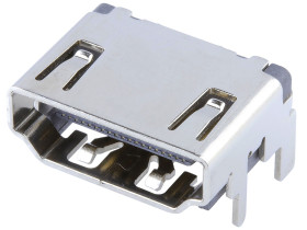 Złacze HDMI PCB Kąt Proste Gniazdo 19-pinowe Molex