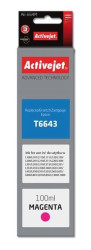 Tusz Activejet AE-664M (zamiennik Epson T6643 Supreme 100 ml czerwony)