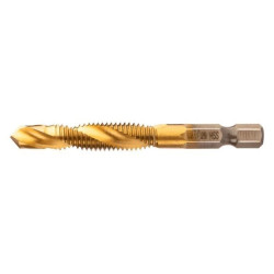 Wiertło gwintujące HSS TiN, M8 x 1.25 mm, Hex