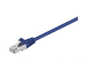 Kabel Patchcord Cat 5e F/UTP RJ45/RJ45 1.5m niebieski