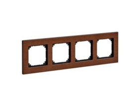 MERTEN M-ELEGANCE drewno ramka 4 poczwórna wiśnia MTN4054-3472 SCHNEIDER ELECTRIC