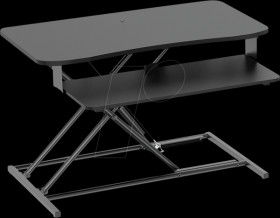 EO0053 Adjustable desktop workstation with keyboard tray