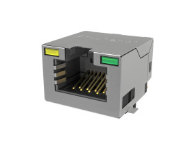 Złącze Ethernet Żeński Złącze RJ45 Montaż powierzchniowy Cat6 Amphenol Communications Solutions 8-żyłowe