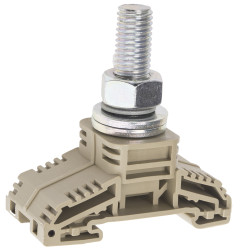 Zacisk śrubowy RS PRO poziomy: Pojedynczy 10AWGŚruba 269A 1 kV