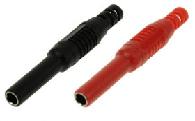 GNIAZDO BANANOWE NA KABEL AL2550