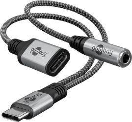 Adapter USB-C do USB-C i jack, 3,5 mm AUX 74524