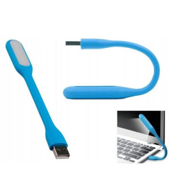 Lampka 6 LED USB - do komputera, laptopa, notebooka - Silikonowa lampka