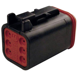 TE Connectivity DT 06-6 S-CE06 Connector: Housing, Contacts, Fuse Wedge