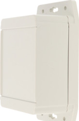 ABS enclosure, (L x W x H) 119 x 91 x 62 mm, light gray (RAL 7035), IP67, 1555FF42GY