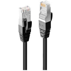 LINDY 45600 RJ45 Network cable CAT 6 SF/UTP Black 0.30 m Network Assembly
