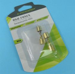 80A/10x38mm AGU SZKL.BEZP. 2szt