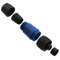 Amphenol-Tuchel C01620D00310010 ConneX Plug Female 4P Silver Screw Unshrouded