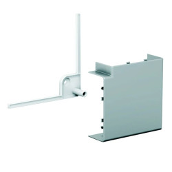 Kolano 90 - PC/ABS - aluminium Optiline 45 ISM10353