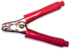 Battery clip, 200 A, 153 mm, red, BU-41A-2