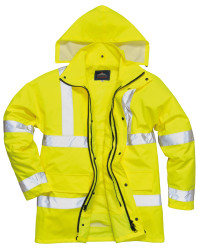 Kurtka odblaskowa, rodzaj Męski, XXXL, Poliester, Żółty