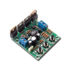 Regulator obrotów silnika DC do 24V 6A - dwukierunkowy sterownik PWM - zlutowany KIT AVT 1444