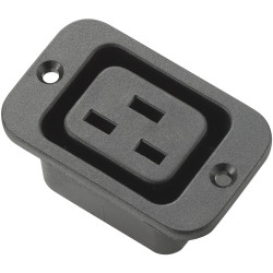 TruComponents 230394 IEC connector Plug, horizontal: Pins: 2 2.5 A