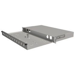 Przełącznica światłowodowa 19" 1U 12xSC Simplex, szara