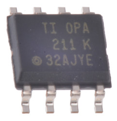 OPA211ID Wzmacniacz operacyjny Texas Instruments Powierzchnia 1 SOIC 80 MHz 18 V 8-pinowy
