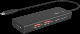 IB-HUB1436-CPD USB 3.1, 4-port hub, 2x USB-A, 2x USB-C + PD