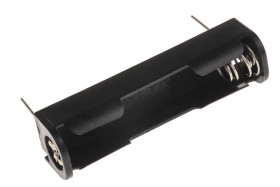 Uchwyt do baterii, x 1, montaż na PCB