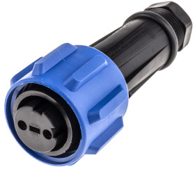 Złącze wielostykowe przemysłowe 2-pinowe Montaż na kablu Gniazdo Bulgin
